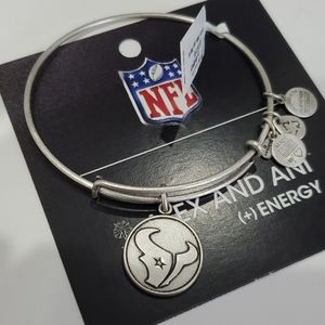 Alex and Ani NFL Houston Trxans Silver Bracelet